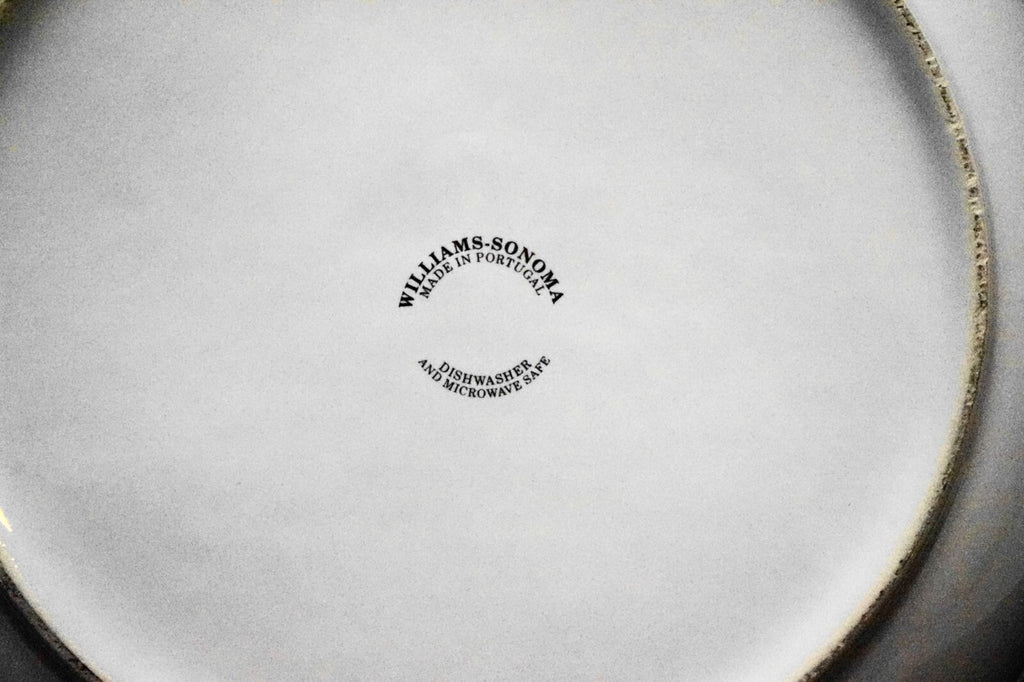 Williams and Sonoma Herb Pattern Pasta Serving Bowl 13 IN Portugal