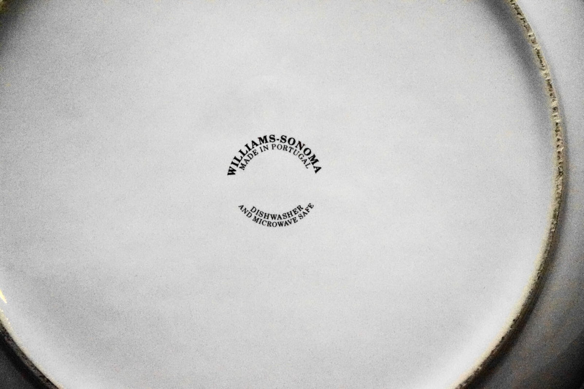 Williams and Sonoma Herb Pattern Pasta Serving Bowl 13 IN Portugal