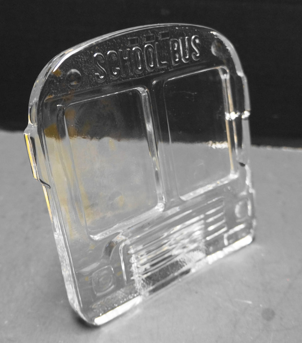 Studio Nova Clear Glass School Bus Picture Frame
