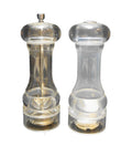 Olde Thompson Clear Lucite Acrylic Salt Shaker Pepper Grinder Pair