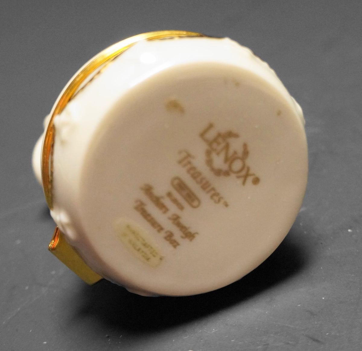 Lenox Ivory China Anchors Aweigh Treasures Box Teddy Bear Sailboat With Charm