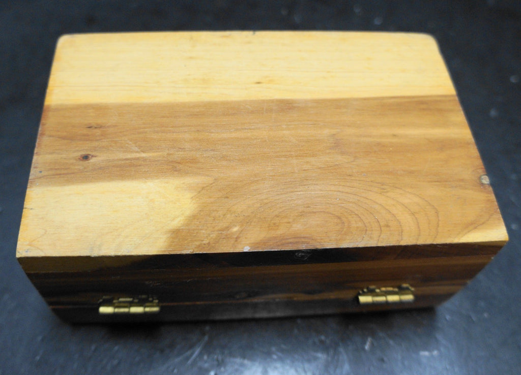 Las Vegas, Nevada Souvenir Small Cedar Trinket Box Wood