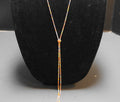 Crystal Avenue Rainbow Rhinestone Laurett Long Necklace 47 IN New