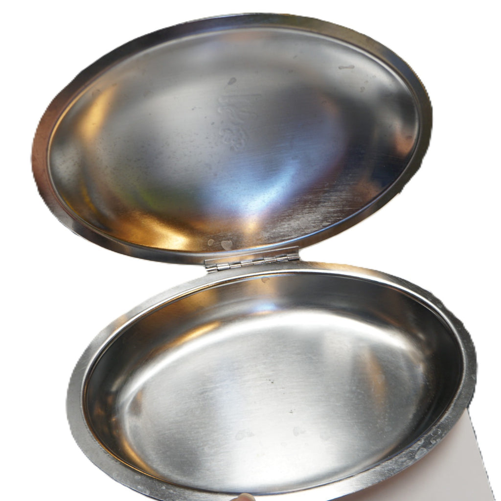 Nasco National Silver Company Perma Brite Chrome Plated Silent Butler