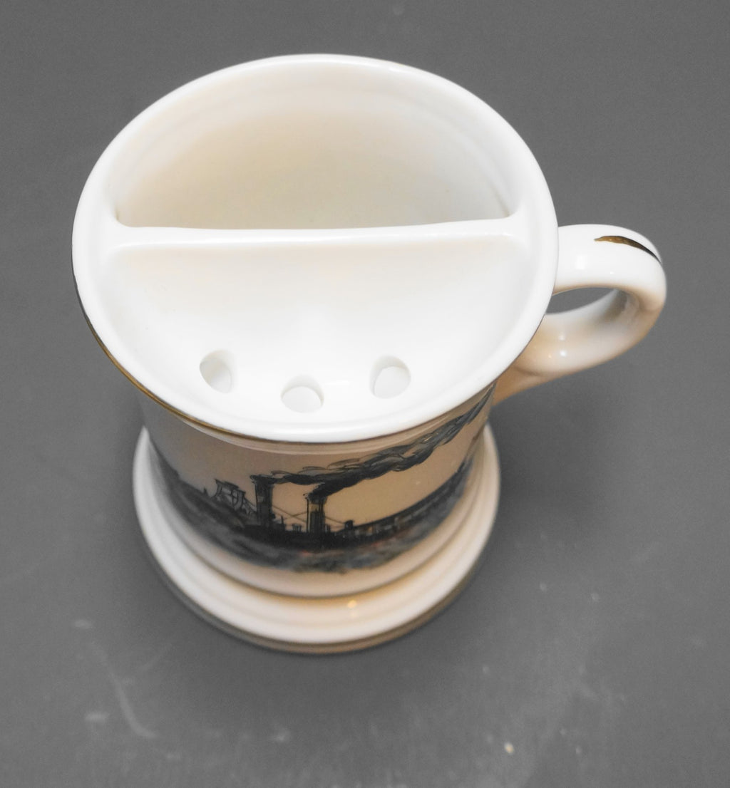 Knobler Mustache Cup Shaving Mug Steamboat Japan