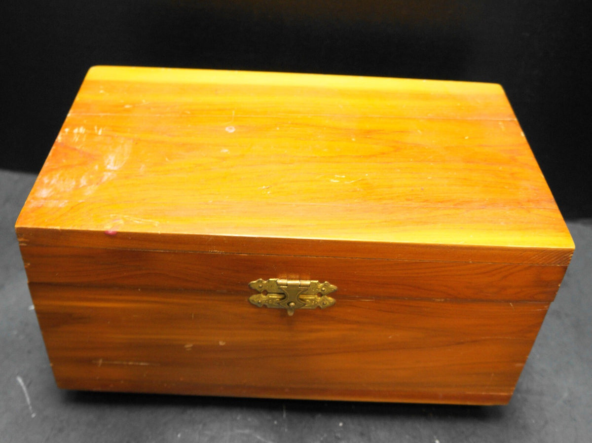 Cedar Chest Dresser Box Handmade Unsigned