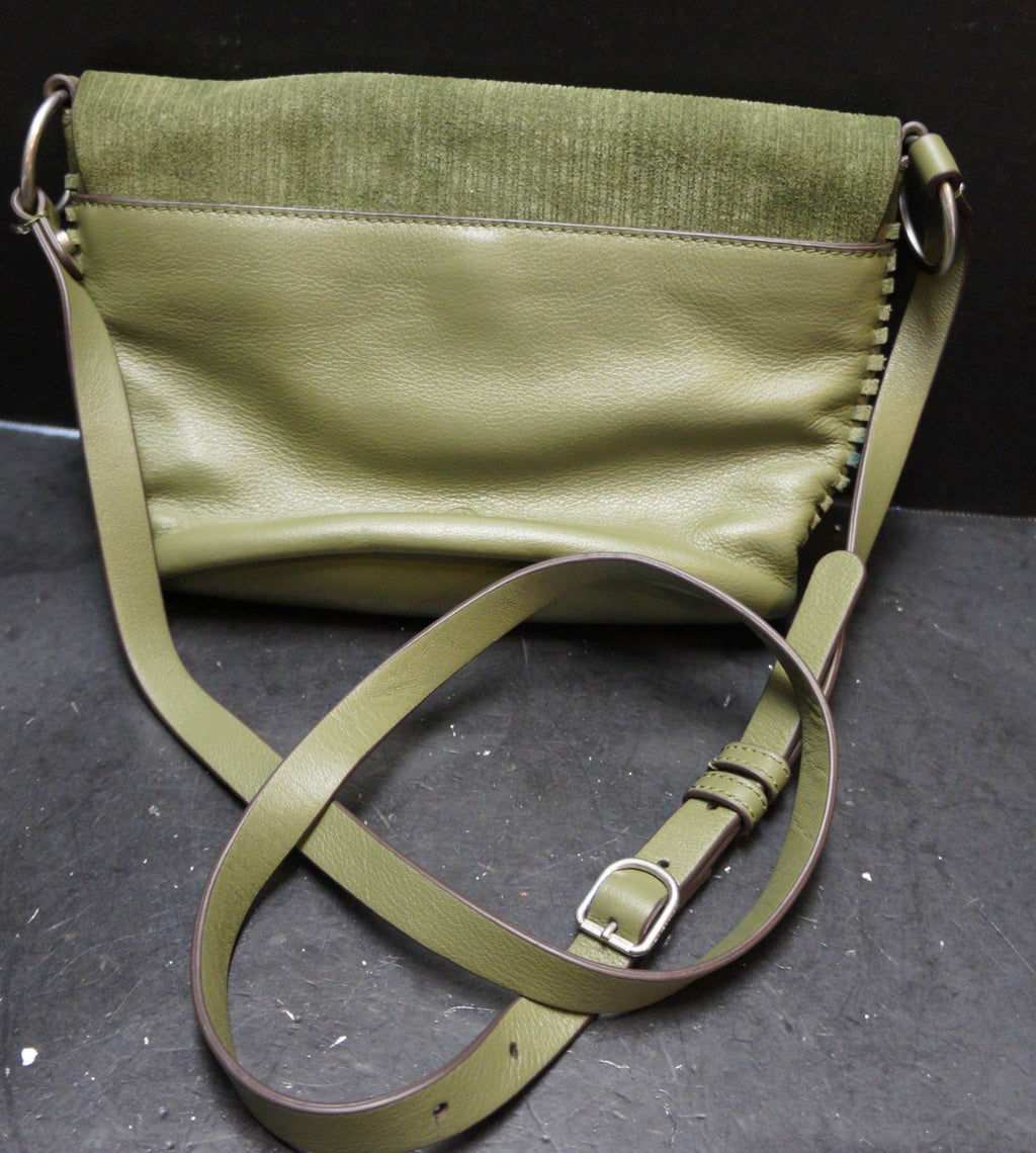 Treasure & Bond Avery Crossbody Purse Olive Green Leather