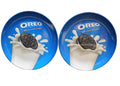 Oreo Milk's Favorite Cookie Blue Melamine Plastic Plates Pair