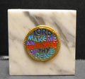 Lord Made Me An Instrument of Thy Peace Carrara Marble Paperweight 2 IN