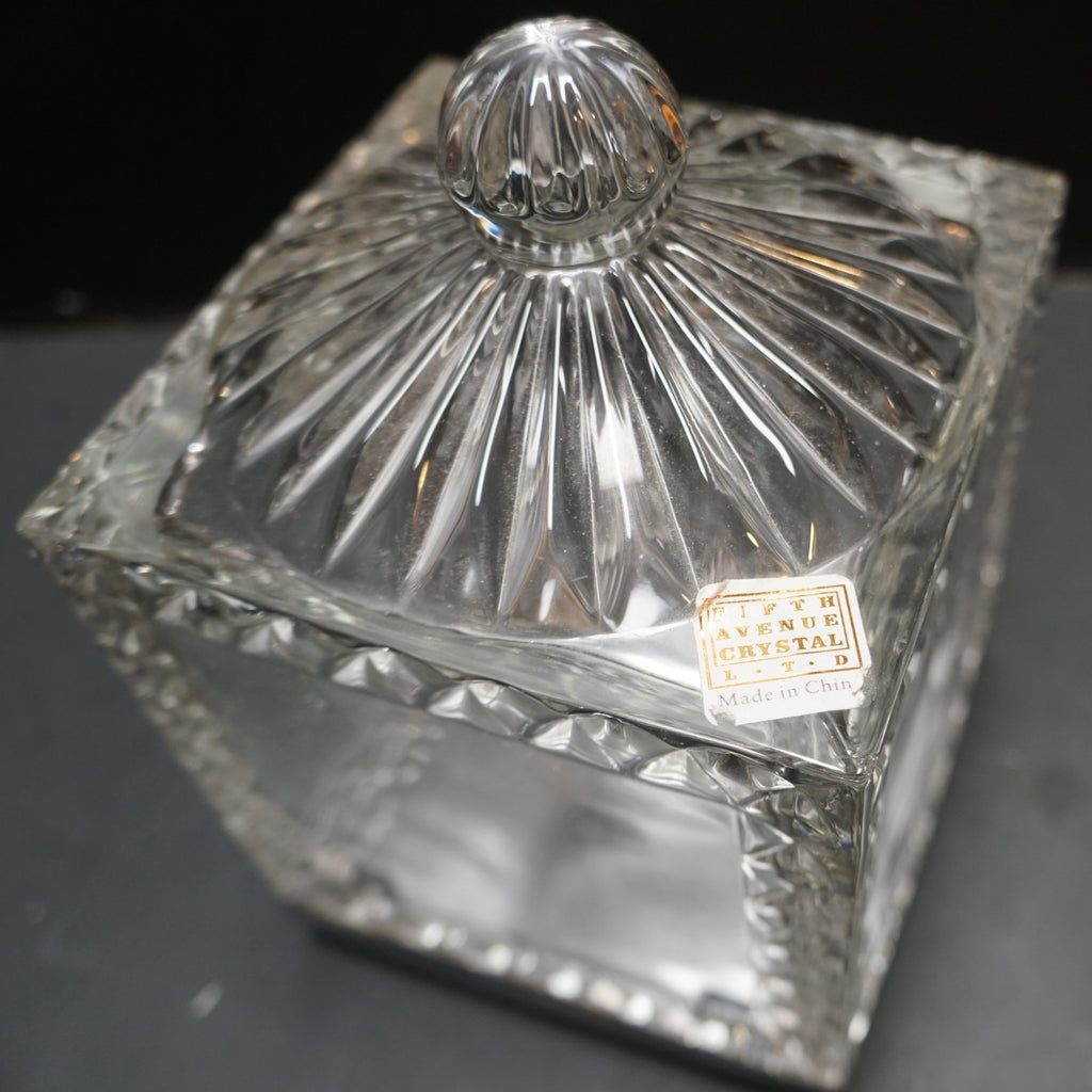 Fifth Avenue Crystal Turning Spinning Photo Cube
