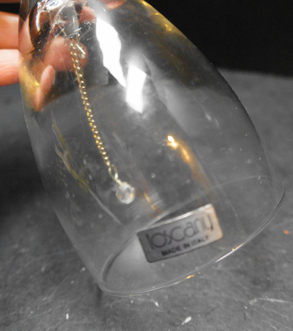 Toscany Made in Italy Penguin Clear Blown Glass Bell