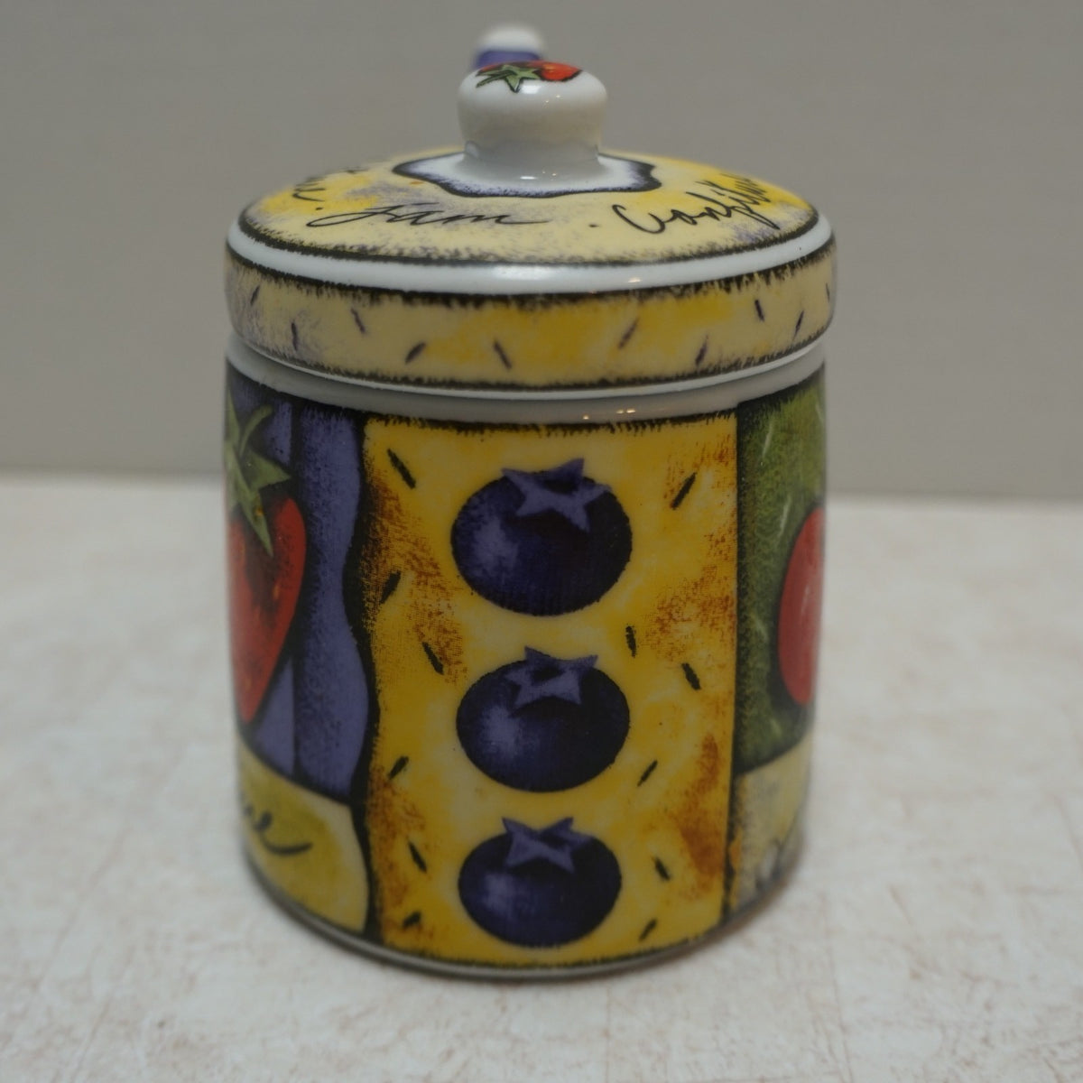 MSC International Joie de Vivre Jam Jelly Jar With Spoon