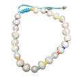 Baroque Freshwater Pearl Rainbow Seed Bead Bracelet