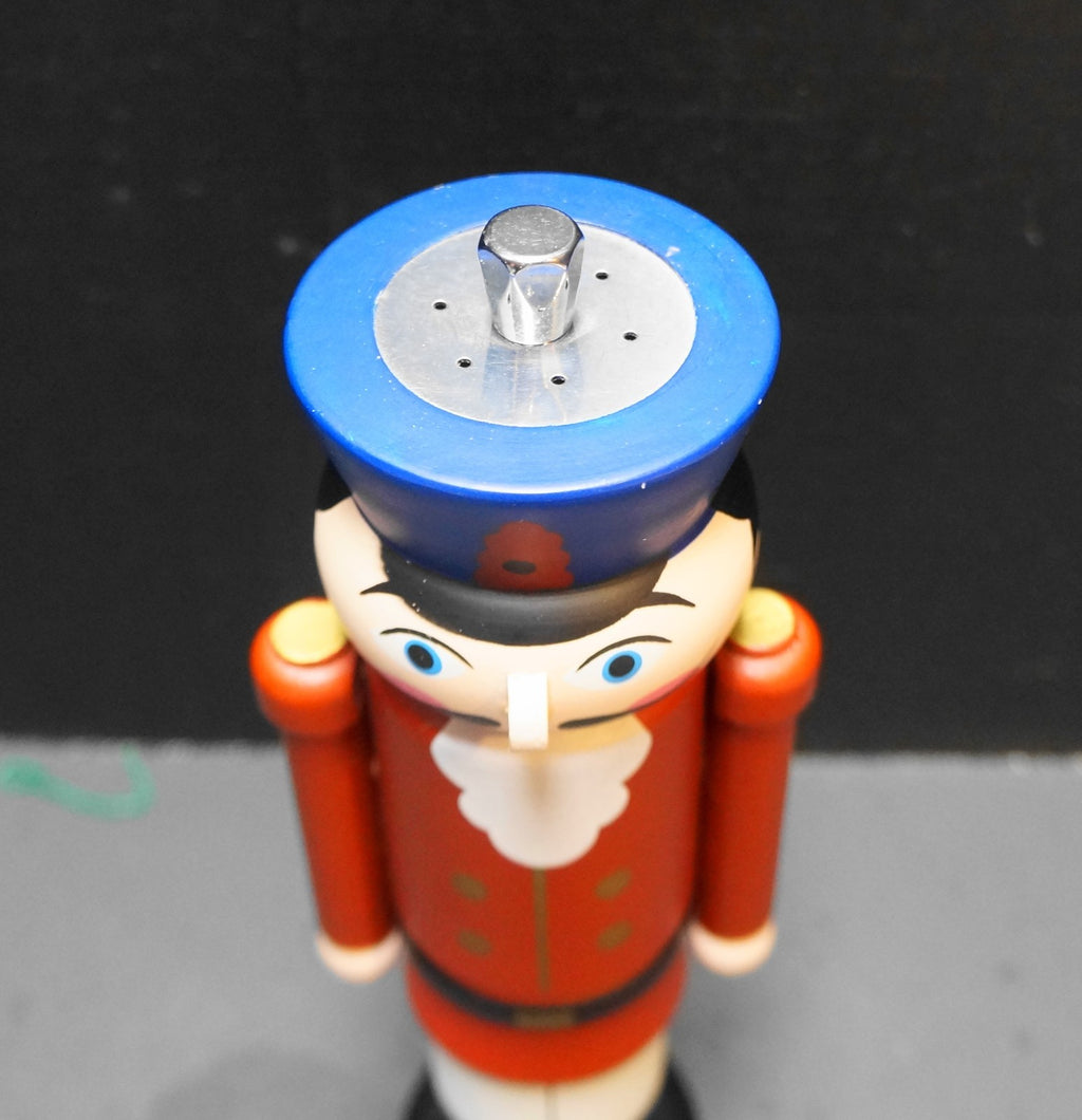 Wooden Nutcracker Soldier Pepper Mill Grinder