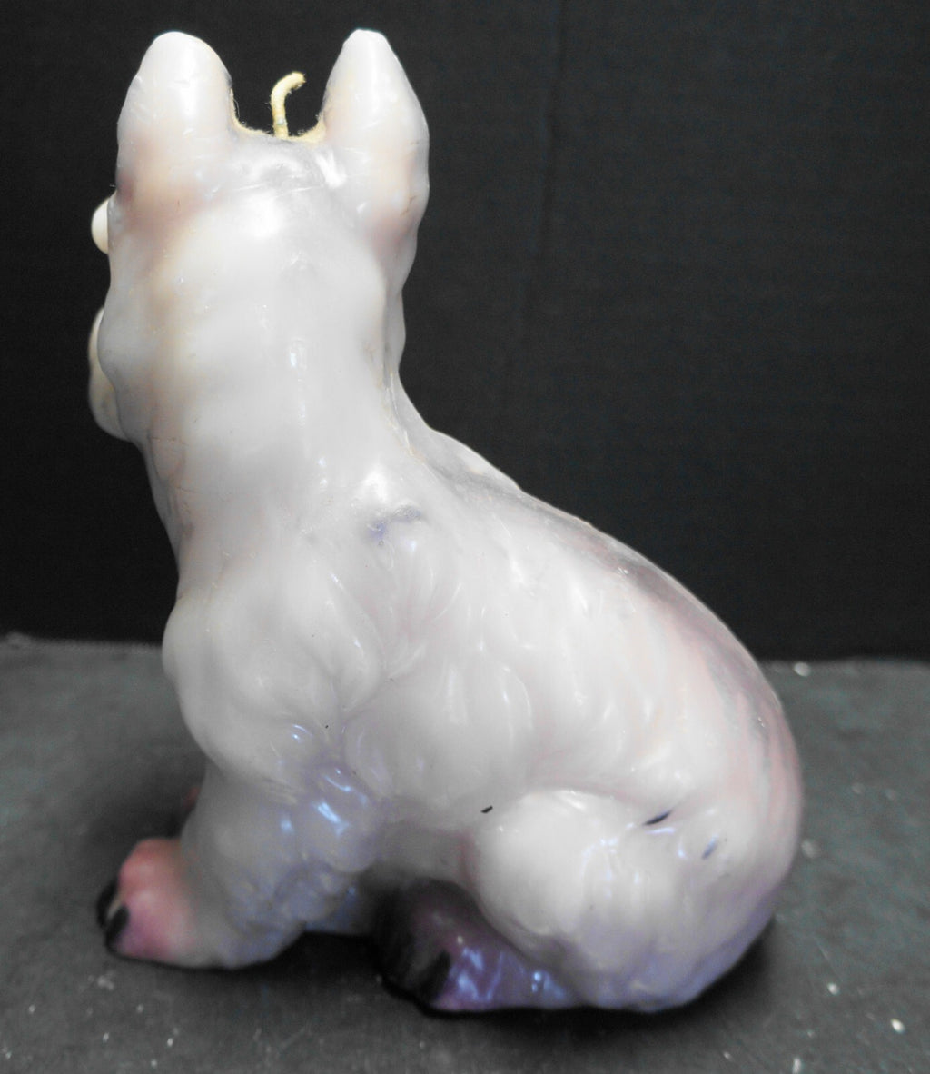 Wicks 'N Sticks Schnauzer Dog Figural Shaped Candle
