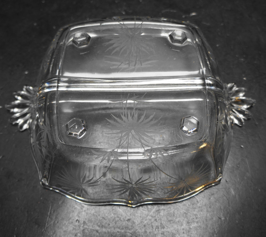 Fostoria Lido Etch Baroque Relish 2 Part
