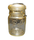 Ball Ideal Clear Pint Jar Glass Lid Wire Bale
