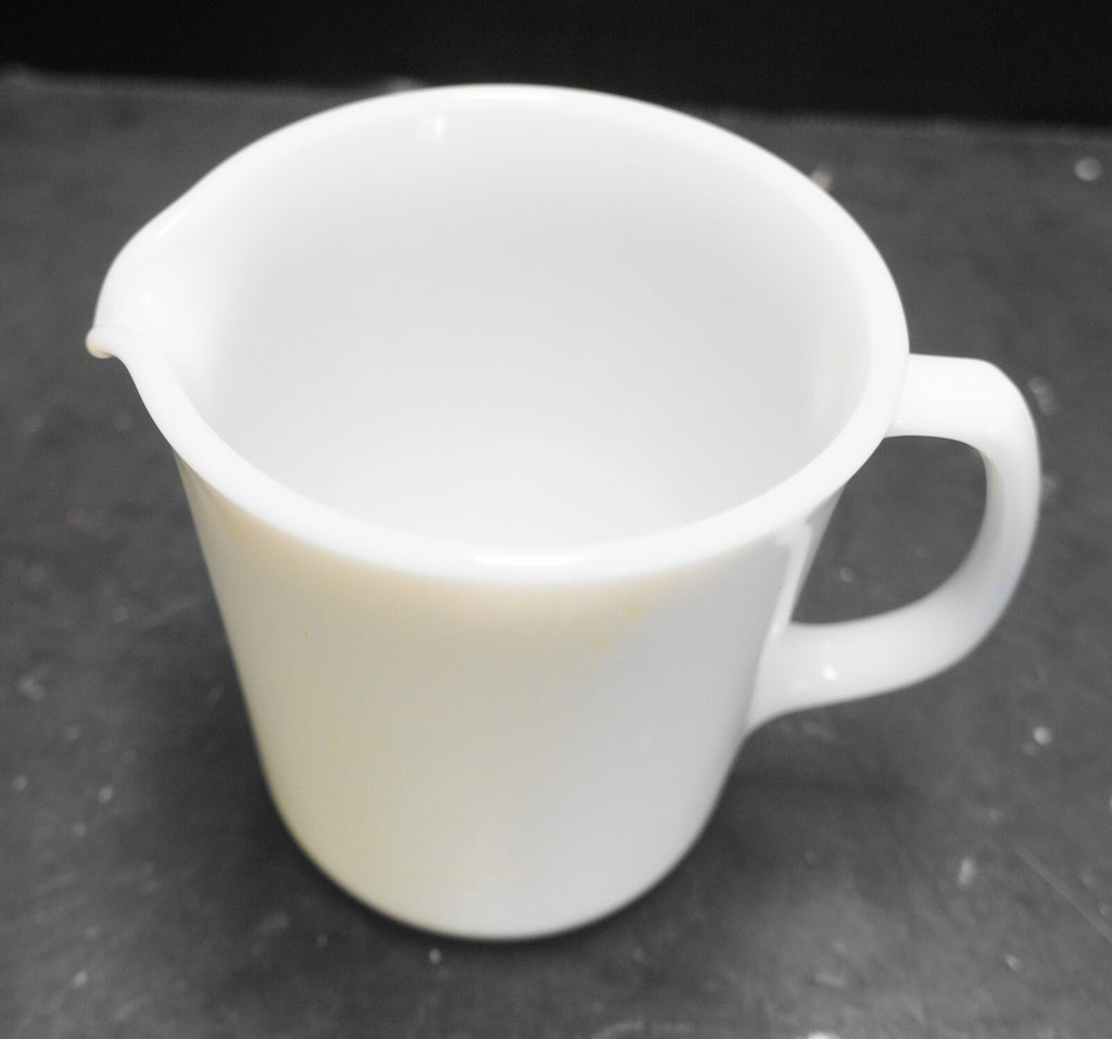 Pyrex Plain White Creamer