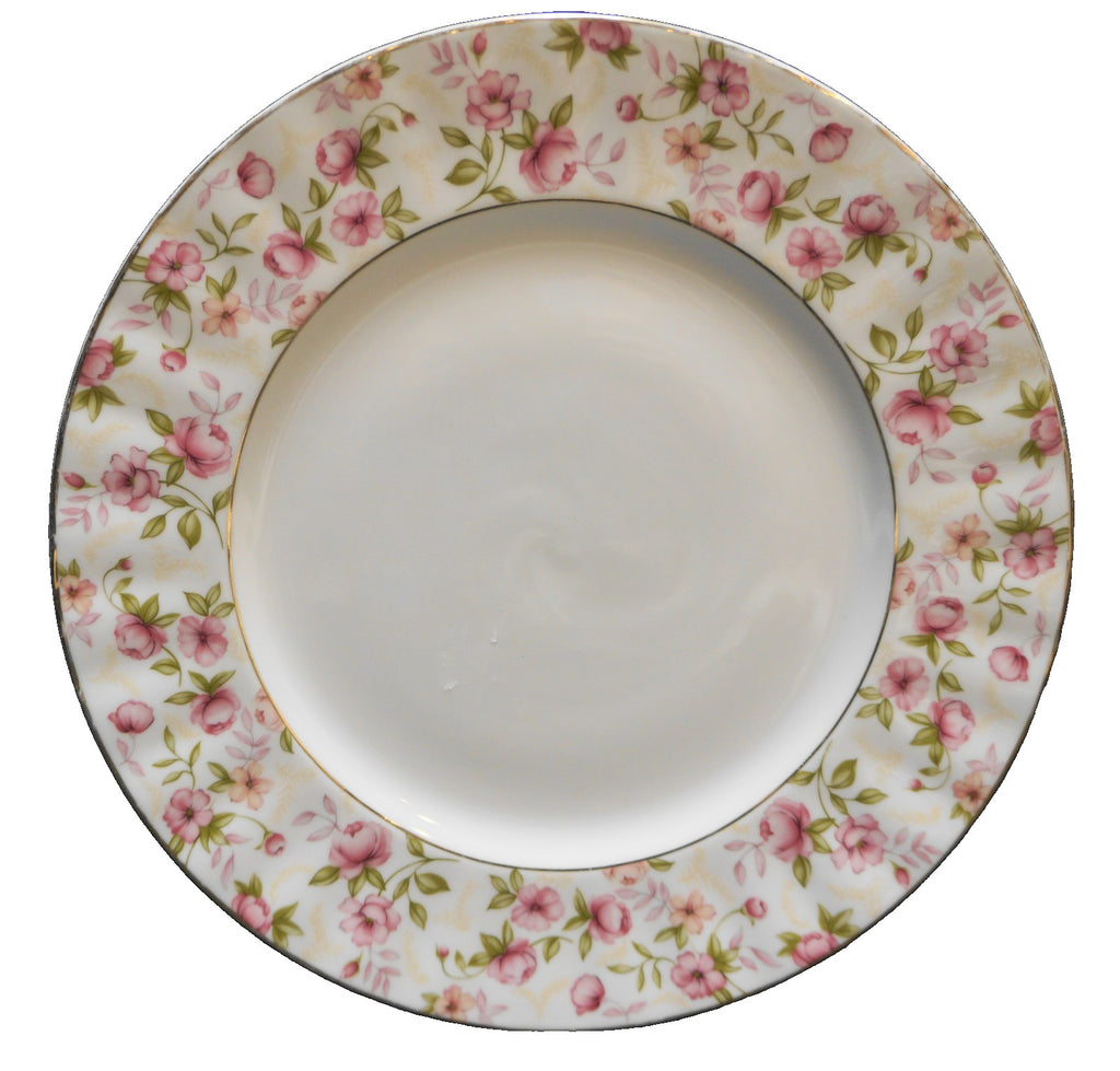 Gorham Forever Roses Dinner Plate 11 IN Porcelain Bone China