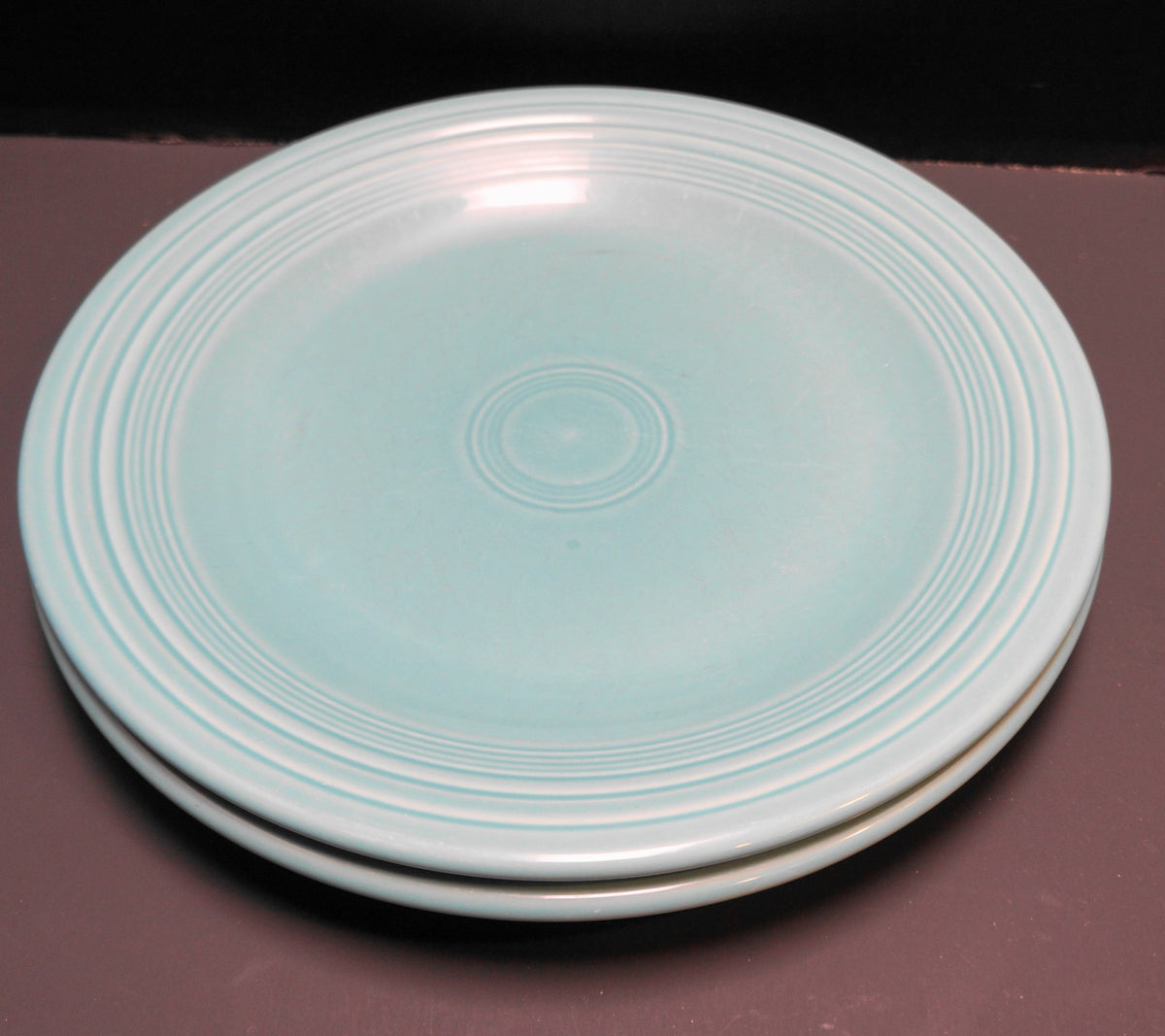 Homer Laughlin Fiesta Fiestaware Green Dinner Plates Pair Recent
