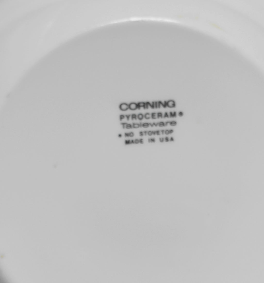 Corning White Pyroceram Rimmed Soup Bowls Set of 13