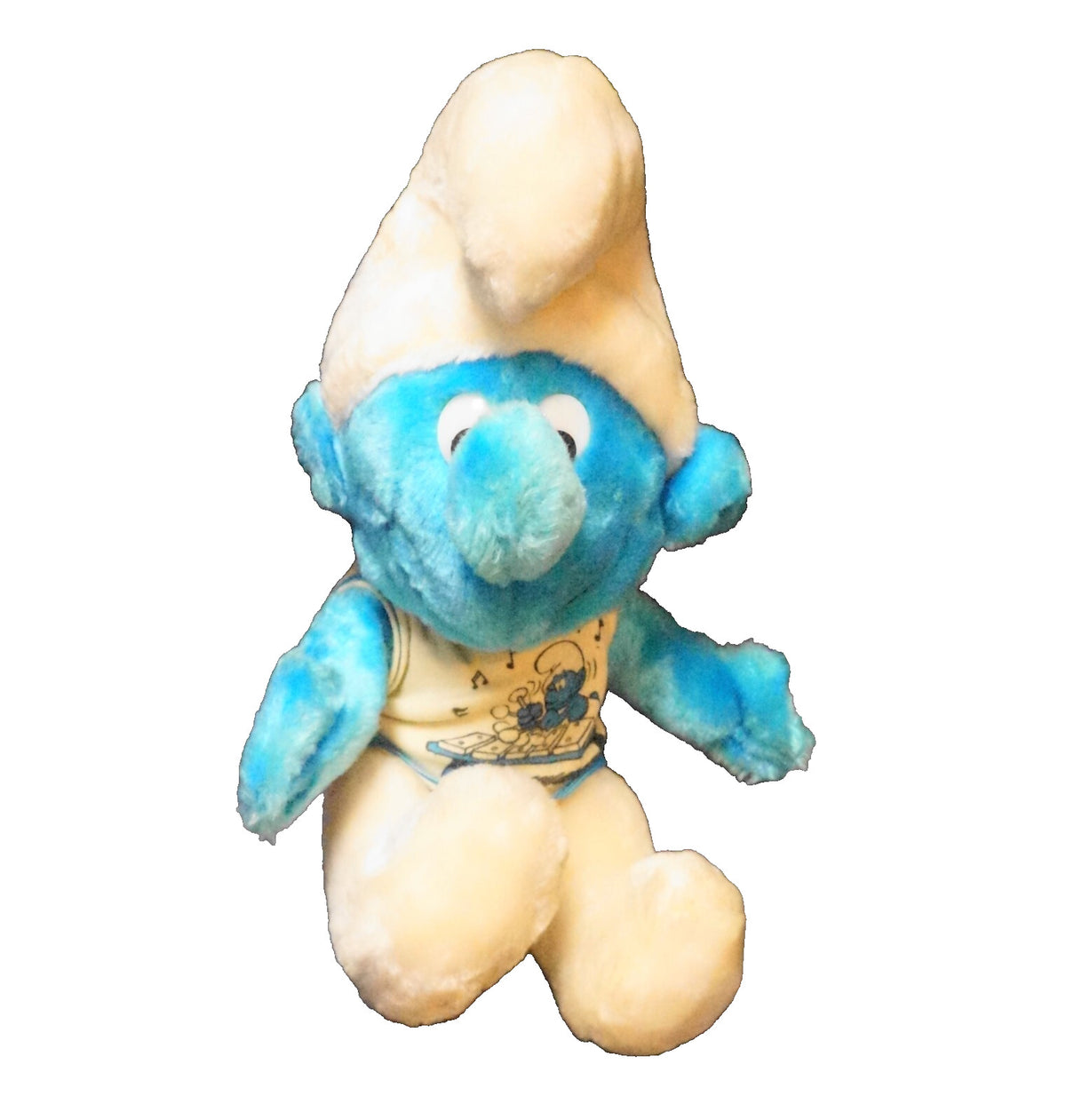 Plush Smurf 1982 Walter Berrie Peyo Musical Lullabies Moving Head