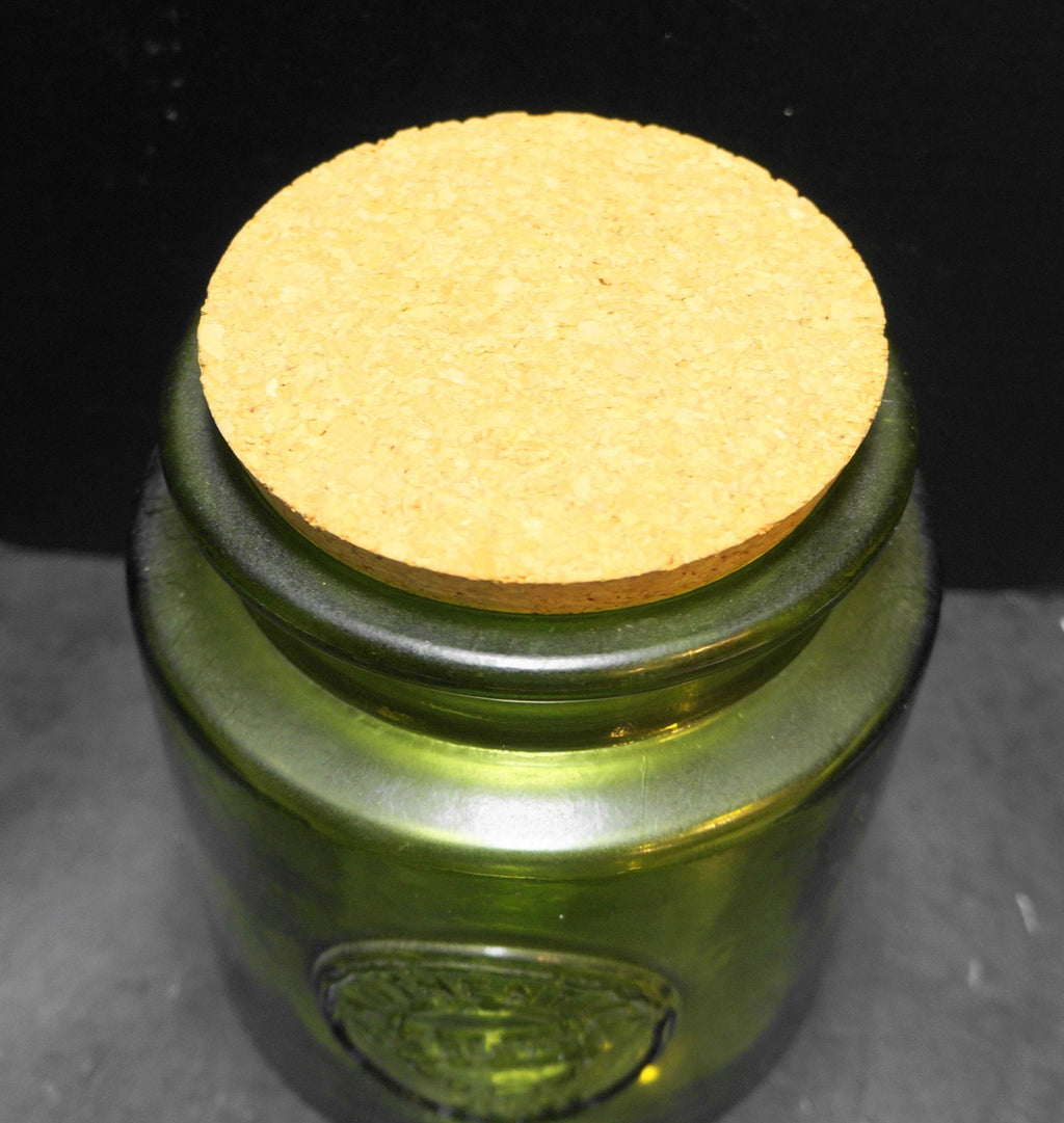 Vidrios San Miguel 100% Recycled Glass Green Canister Cork Stopper