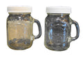 Golden Harvest Salt Pepper Shakers White Lids