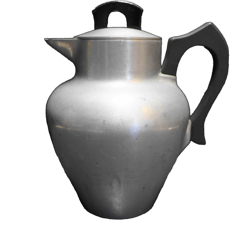 Banner Cook Ware Cast Aluminum Coffee Pot Wood Handles