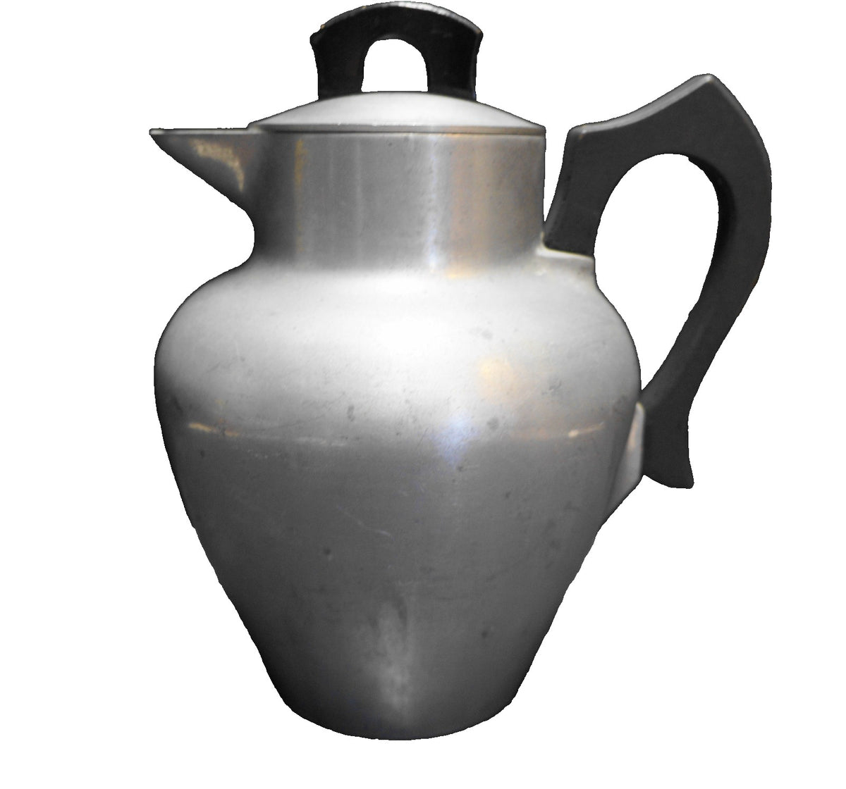 Banner Cook Ware Cast Aluminum Coffee Pot Wood Handles