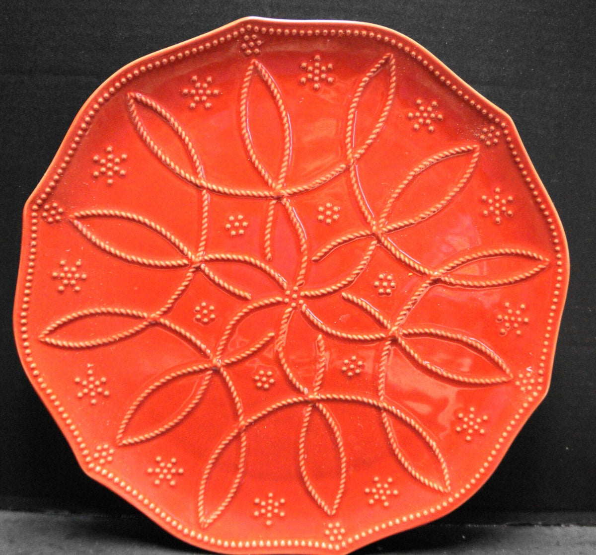 Food Network Fontinella Chop Plate Round Platter 14 3/8 IN