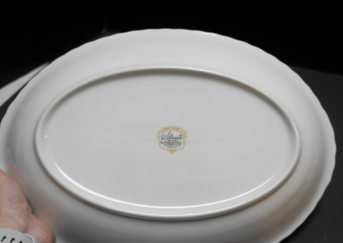 Syracuse Sweetheart Oval Platter 14"