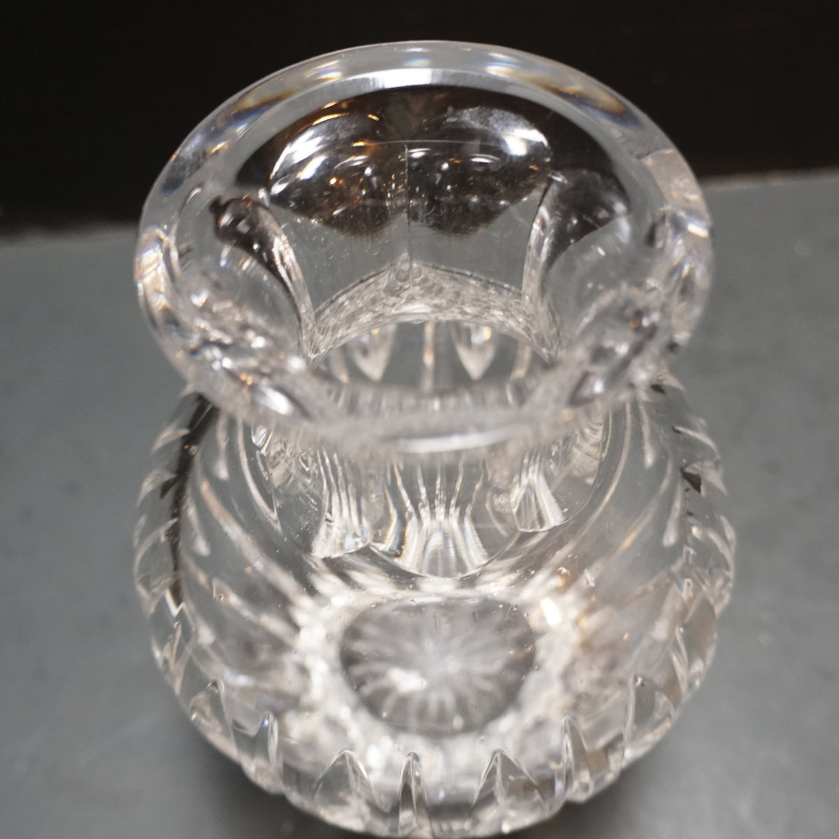 Waterford Sheridan Crystal Bouquet Vase 6Ã¢â‚¬Â Elegant Vertical Cuts