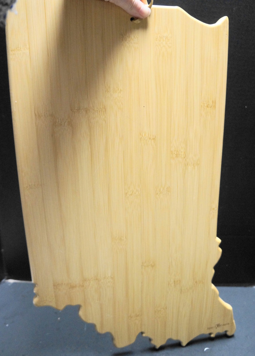 SOLD Totally Bamboo Indiana State Cutting Board Laser Etched 22 x 13