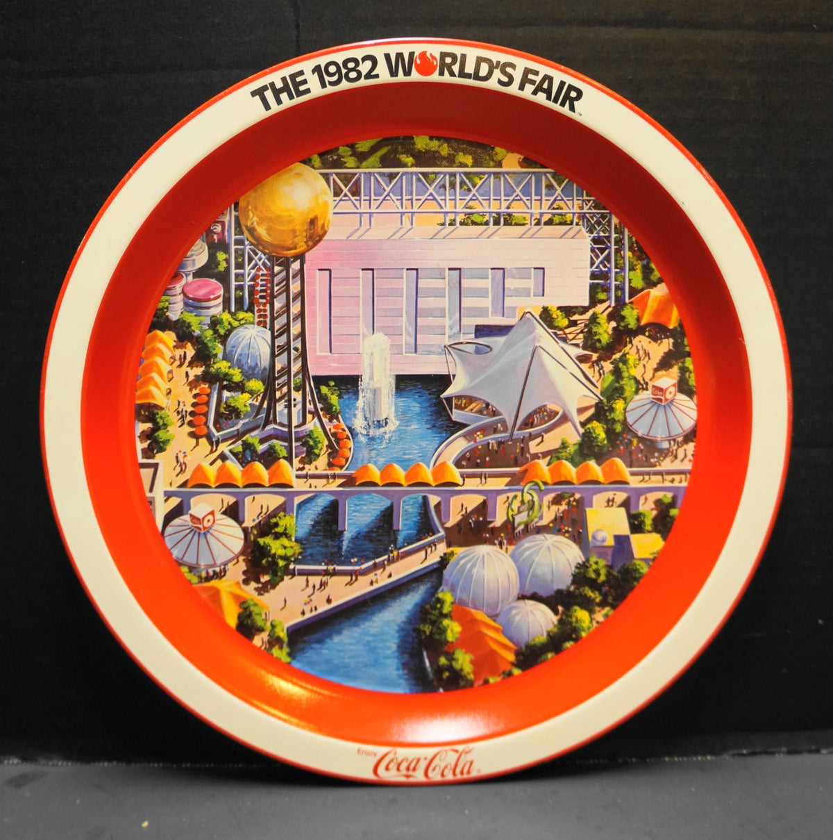 Coca-Cola 1982 World's Fair Tray