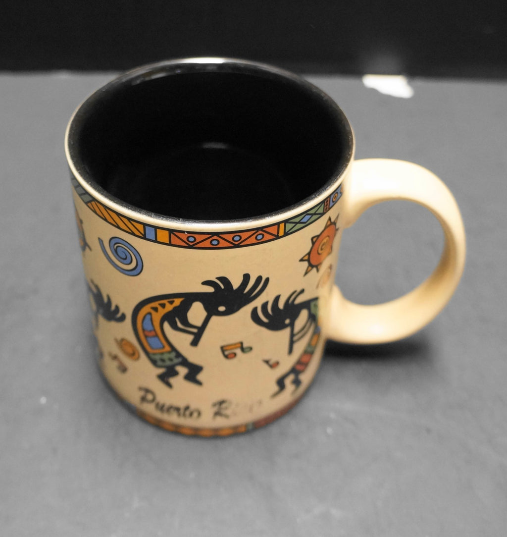 Puerto Rico Souvenir Mug Agiftcorp Taino Kokopelli Dancing Musicians