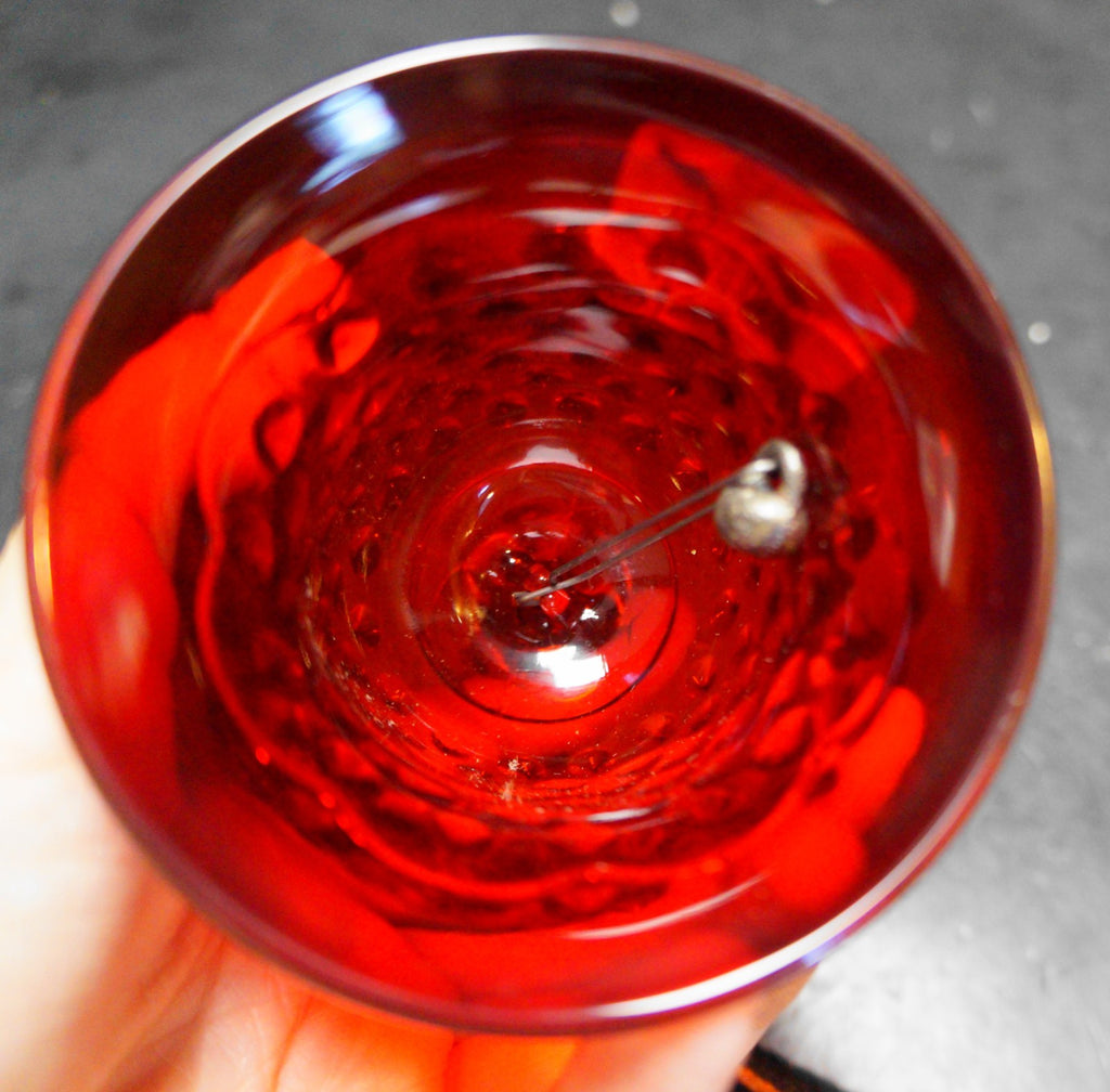 Fenton Ruby Red Hobnail Bell Unsigned