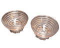 Anchor Hocking Manhattan Pink Depression Glass Sherbets Pair Ball Foot