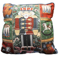Nutcracker Christmas Tapestry Throw Pillow