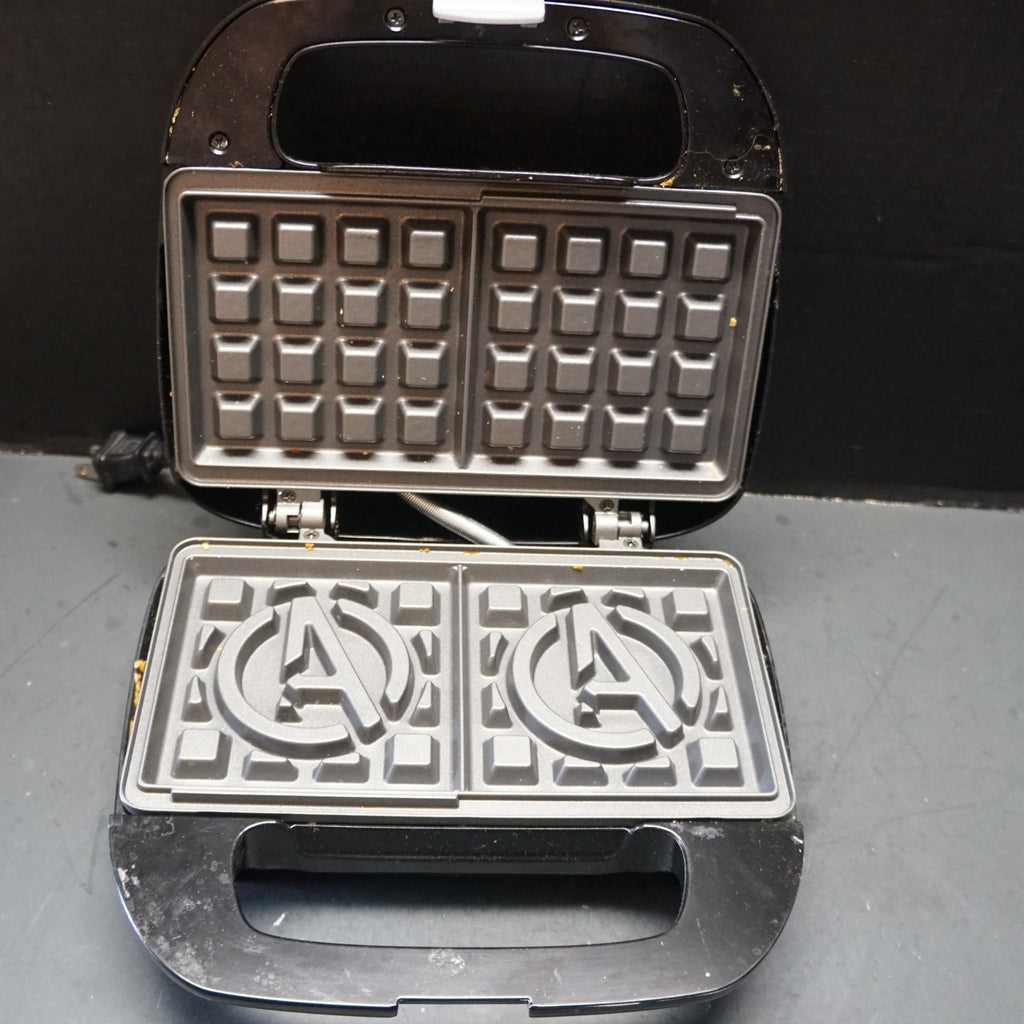 SOLD Marvel Avengers Logo Used Waffle Iron