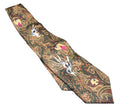 Looney Tunes Mania Dark Green Paisley Tie Bugs Bunny Taz Needs Repair