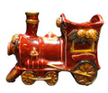 Brick Red Ceramic Christmas Train Planter
