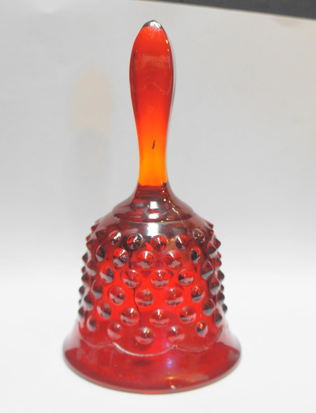 Fenton Ruby Red Hobnail Bell Unsigned