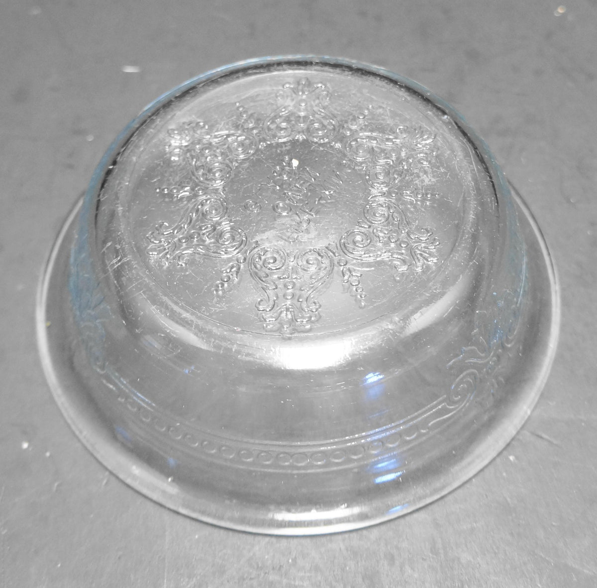 Fire King Philbe Sapphire Blue Individual Pie Plate 4 3/8 IN