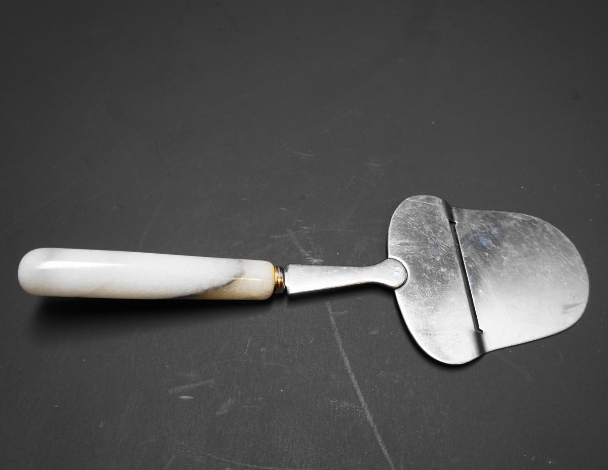 White Marble Handle Cheese Slicer