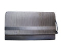 La Regale Midnight Blue Pleated Satin Evening Bag Clutch Purse