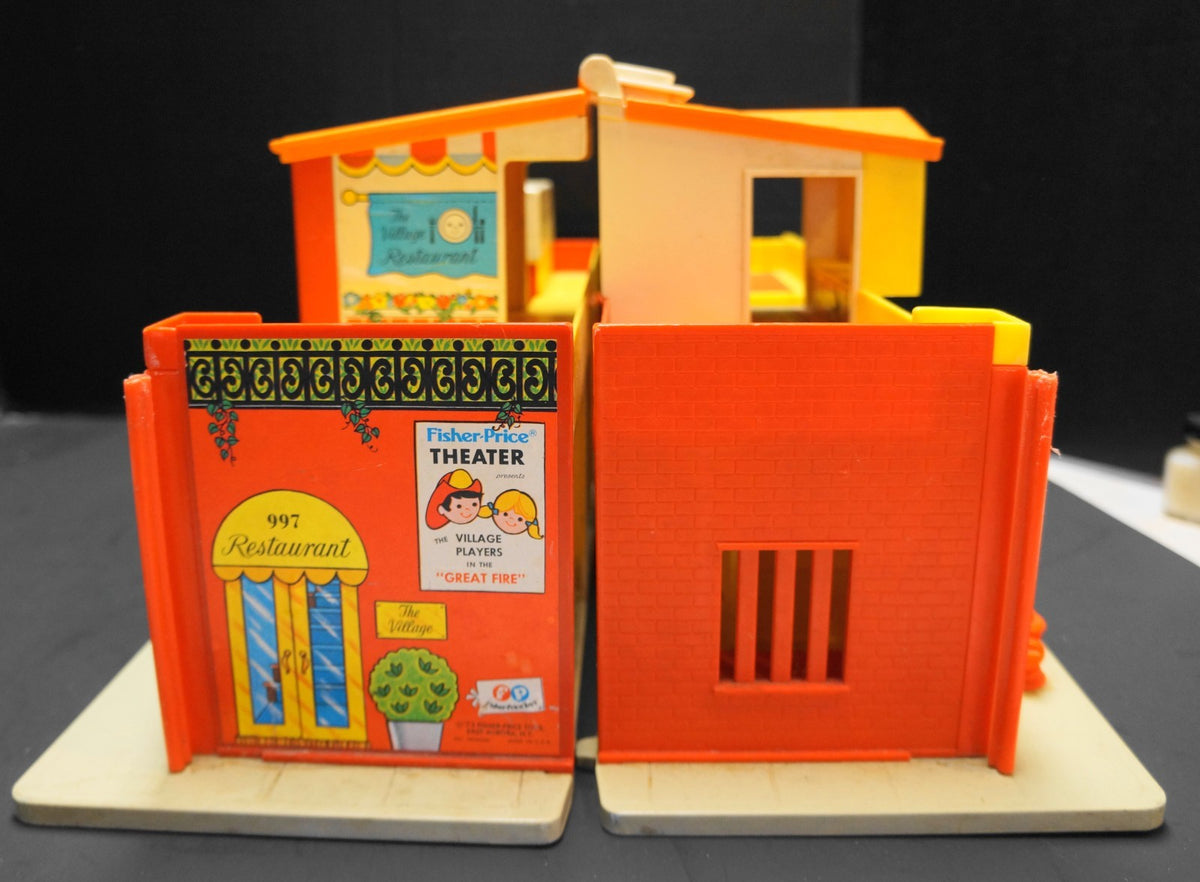Fisher Price Main Street Village 1973 #997 Buildings Only