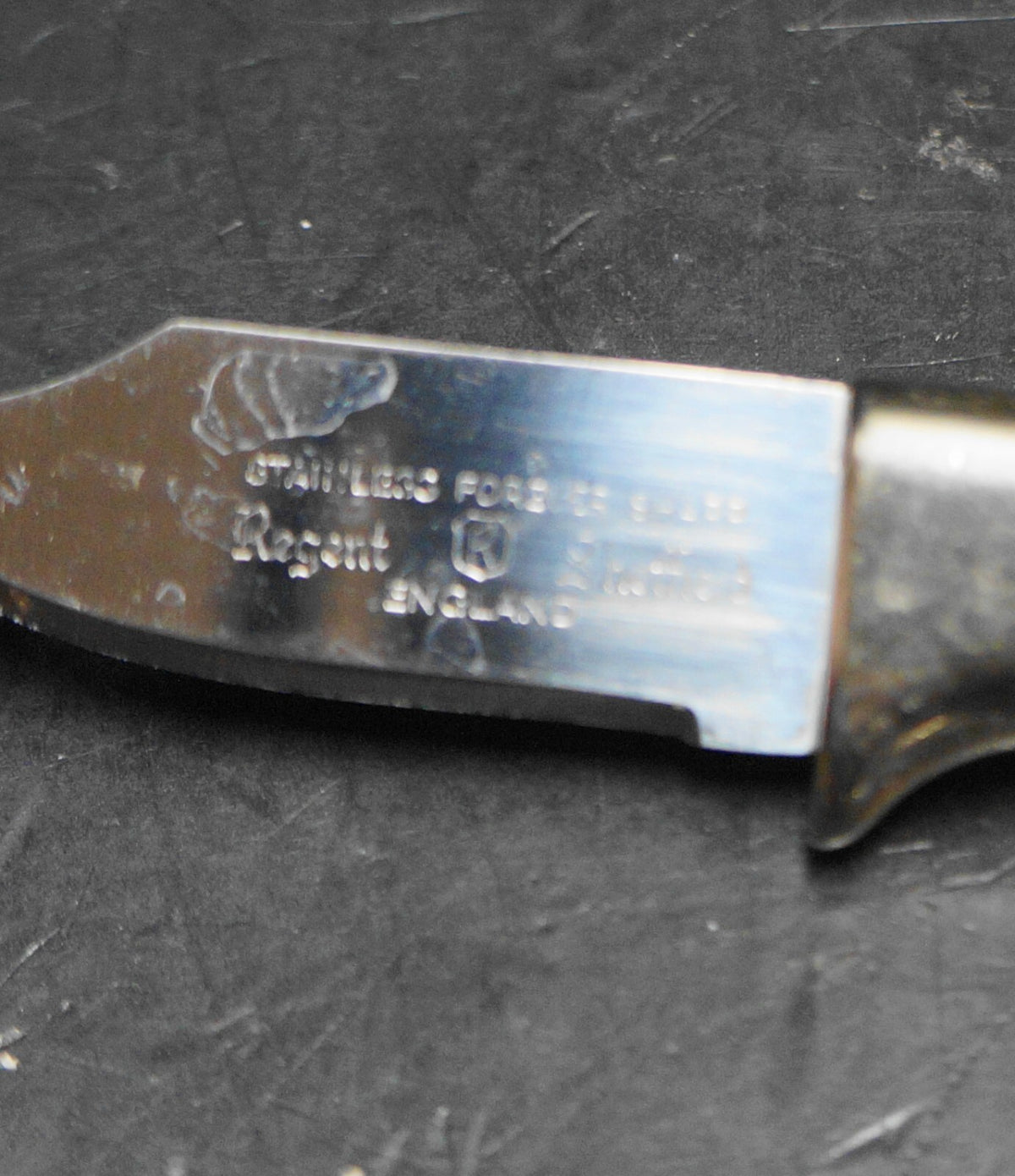 Cornflower Handle Regent Sheffield Cheese Pick Knife Sardine Server