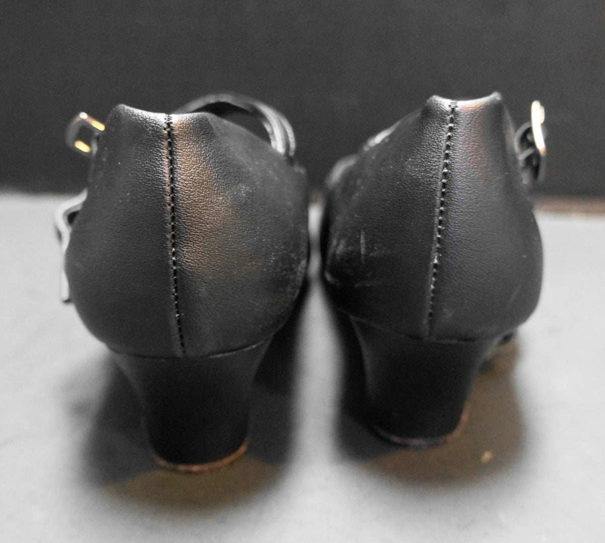 Bloch Broadway Lo Character Shoes Black Size 7.5 A Used