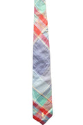 Polo Ralph Lauren Cotton Plaid Tie Preppy Summer Red Blue Green Red Vintage